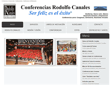 Tablet Screenshot of conferenciasrodolfocanales.com